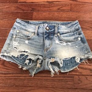 American eagle jean shorts